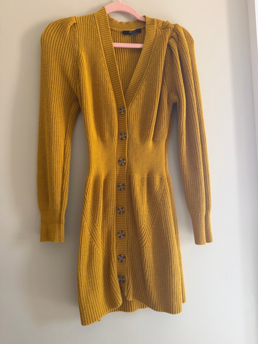 Forever 21 Mustard Knit Sweater